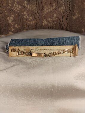 Vintage Watchband / Sweetheart Bracelet 12 K Gold Filled